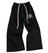 Starseed Studios BLACK EXTRA BAGGY NYLON PANT